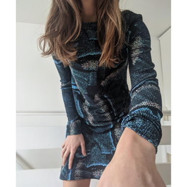 & Other Stories blue dress