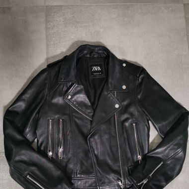 Veste similicuir noir 