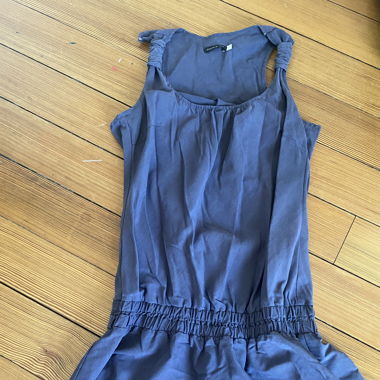 blaues kleid
