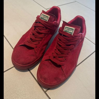 Sneaker Puma Rosse Suede