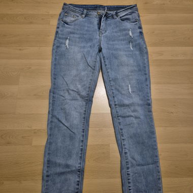 Hellblaue Slim Fit Jeans Grösse 36