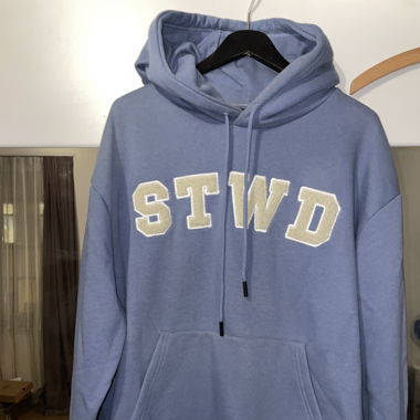 STWD Hoodie, blau