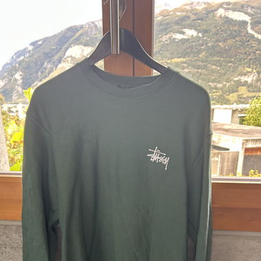 Stüssy hoodie grün size S.