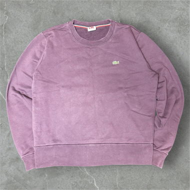 Purple Lacoste sweater 