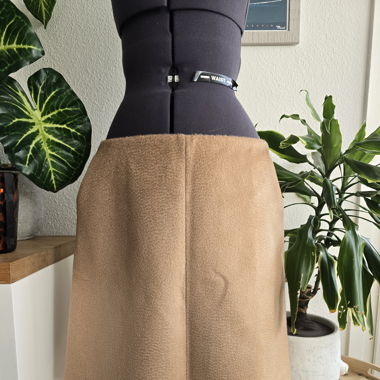 Jupe en laine et mohair beige - Paule Ka - t. 44 