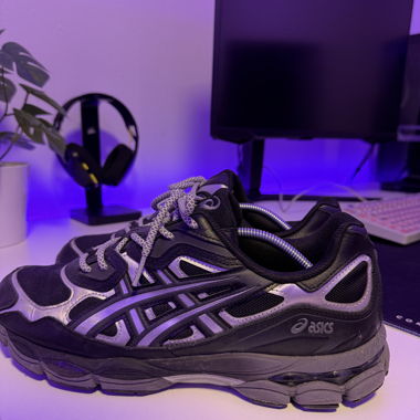 Ascis gel nyc black / white