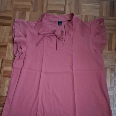 Shein Blouse vieux rose/Shein Blouse altrosa