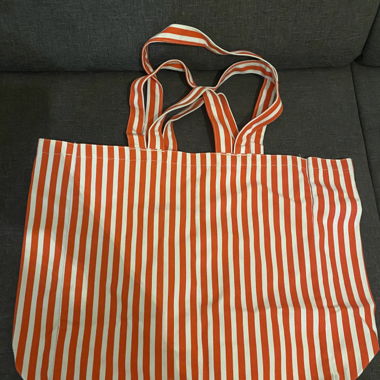 Tote bag a righe (molto grande)