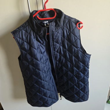 Gilet trapuntato blu scuro