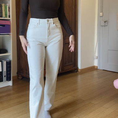 white jeans