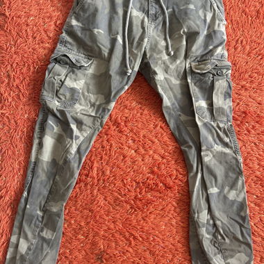 Camo Cargo Jogging Pants
