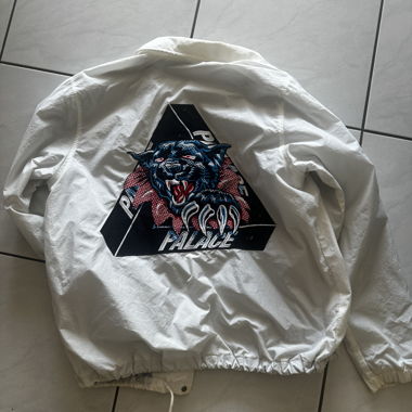 Palace Coach Jacket weiss