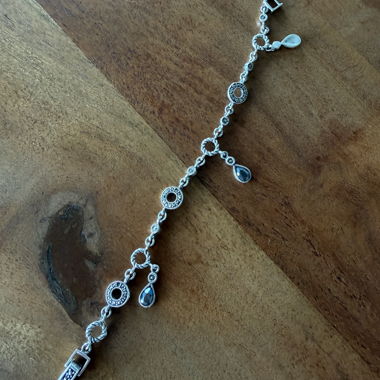 Bracciale in argento 925 e zirconi