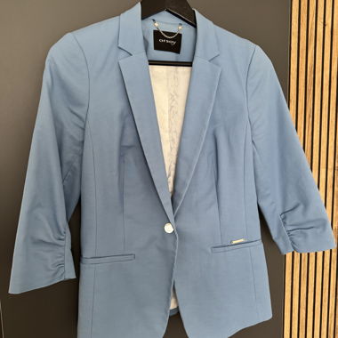 Blazer Orsay bleu clair manches 3/4