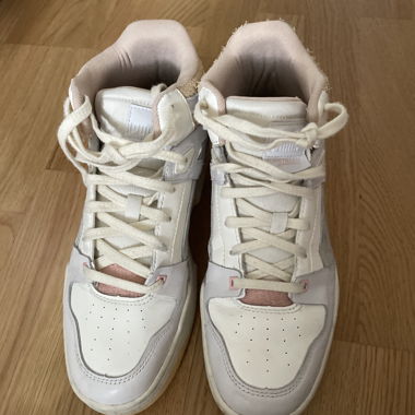 Baskets blanches hautes