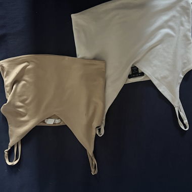 Set of Two Satin Tops