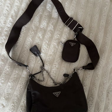 Borsa Prada: Re-Edition 2005 in tela