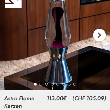 Original Mathmos Lava Lampe mit Kerzen