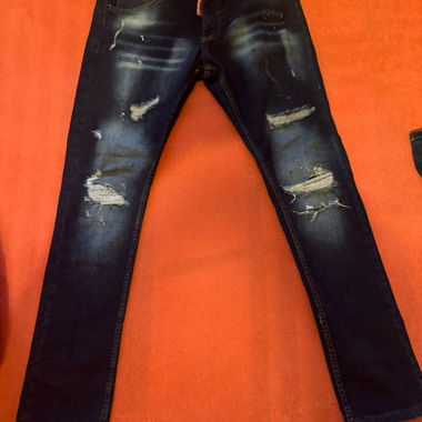 Jeans neri strappati Dsquared2