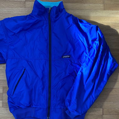 Giacca in pile Patagonia vintage blu, taglia M