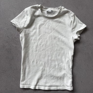 Bershka T-Shirt weiss