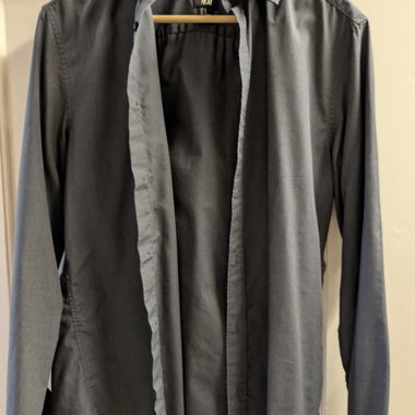 Graues Slim Fit Hemd