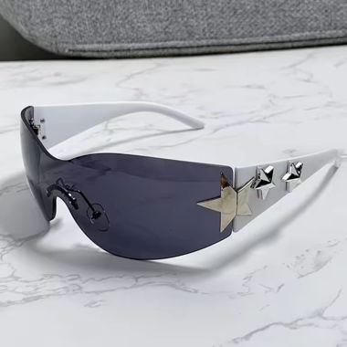 Lunettes de soleil rétro Y2k