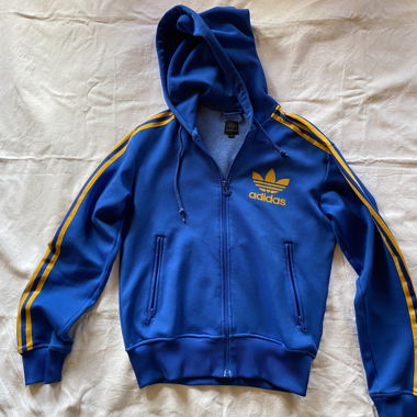 Veste de survêtement Adidas bleue