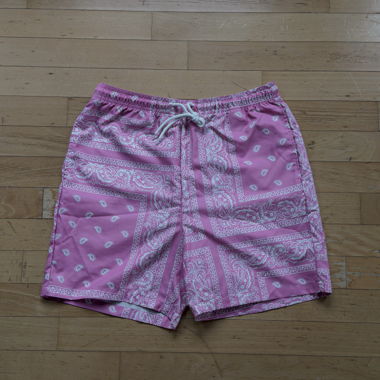 Shorts bandana rosa