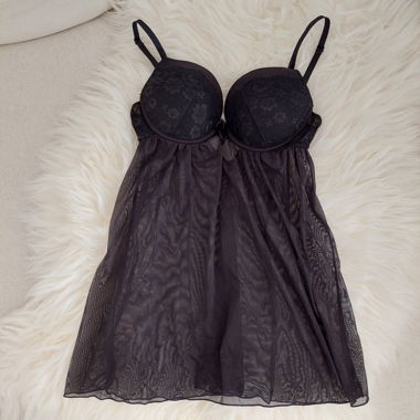 Sheer babydoll lingerie top 