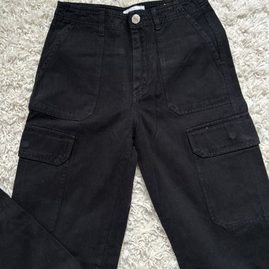 Pantaloni cargo neri