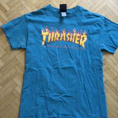 Thrasher T-Shirt blau