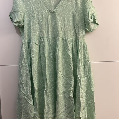 Green Dress with Pattern