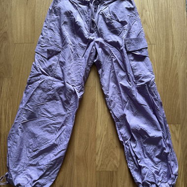 Lilac Cargo Pants Tally Weijl