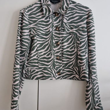 Giacca con stampa zebra
