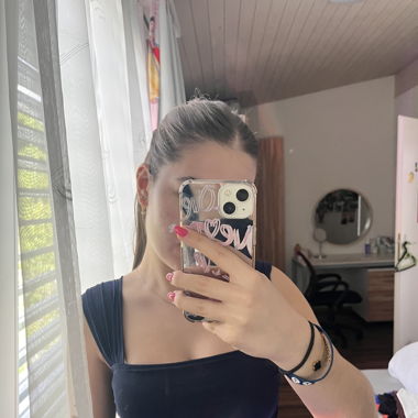 dunkelblaues crop top