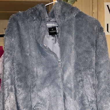 Flauschige Jacke