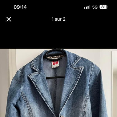 Veste en jeans 
