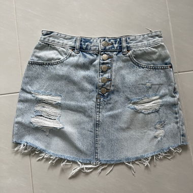 Jupe en jean PULL&BEAR
