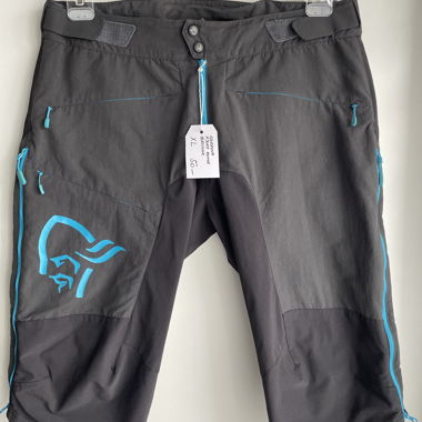 Pantaloncini VTT Norrona fjora nero/blu XL