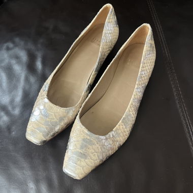 Stuart Weitzman Snake Ballerinas