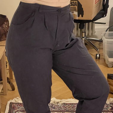Flattering cotton chino pants