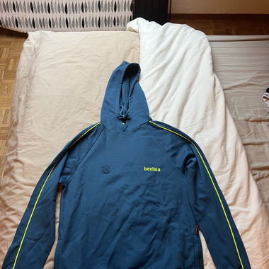 Benibla felpa-pantalone tuta blu L/M
