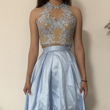 Zwei Teiler - Kleid für Verlobung 