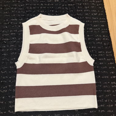 Haut tricot rayé