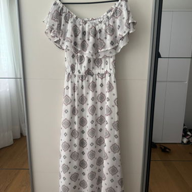Only Summer Dress - White Patterned