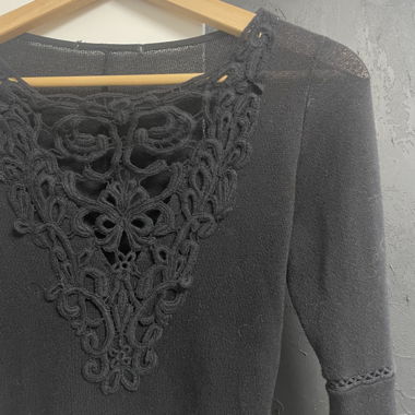 Sweater with embroidery