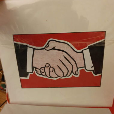 Roy Lichtenstein HANDSHAKE 1961