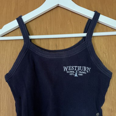 Top blu scuro S