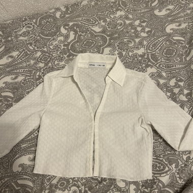 Chemise blanche courte